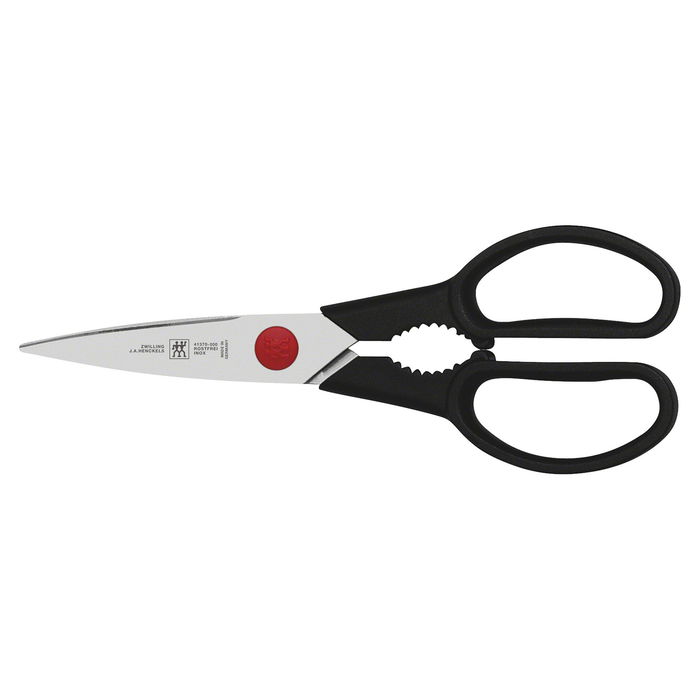 Zwilling 36133-000-0 Gourmet Juego de Cuchillos Autoafliantes con Bloque de Madera, 7 Piezas Incluye Cuchillo de Chef, Pan y Pelar