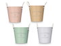 IBERGARDEN Macetero con Asas Blancas Surtido Colores Diam 20 cm 22x25x20 cm (Set de 16)