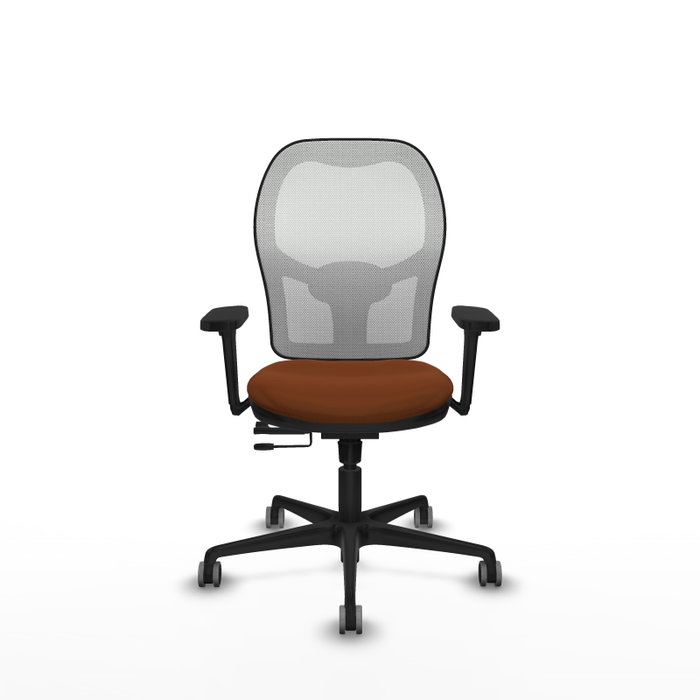 PIQUERAS Y CRESPO Silla de oficina Jorquera Marrón y Blanco