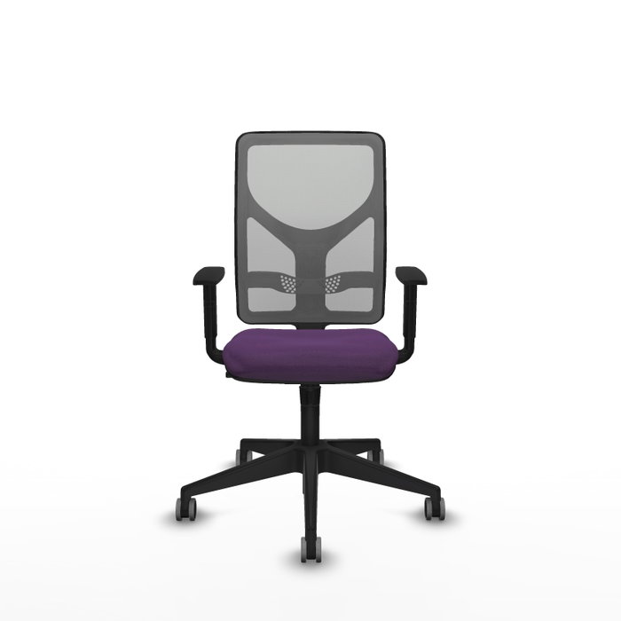 PIQUERAS Y CRESPO Silla de oficina Motilla con Mecanismo Sincro, Morado y Gris