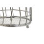 DKD Home Decor Cubertero de Metal Cromado Plateado 11,5x11,5x15,5 cm