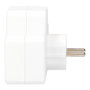 GSC Evolution Ladrón doble con interruptor Blanco