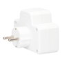GSC Evolution Ladrón doble con interruptor Blanco