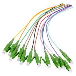 EFB Elektronik Faserpigtail LC/APC OS2 G652D Multicolor - Pack de 12