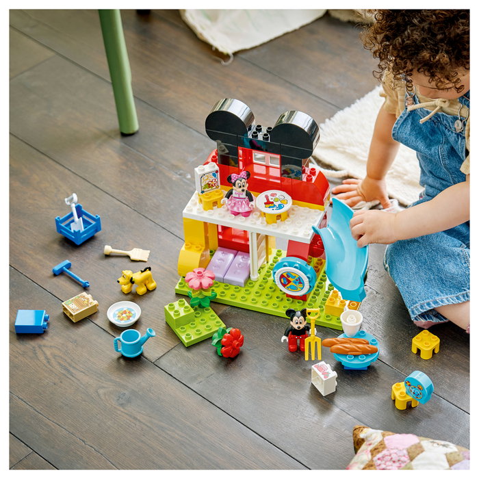 LEGO DUPLO Casa de Mickey Mouse con Minnie y Pluto, 87 piezas
