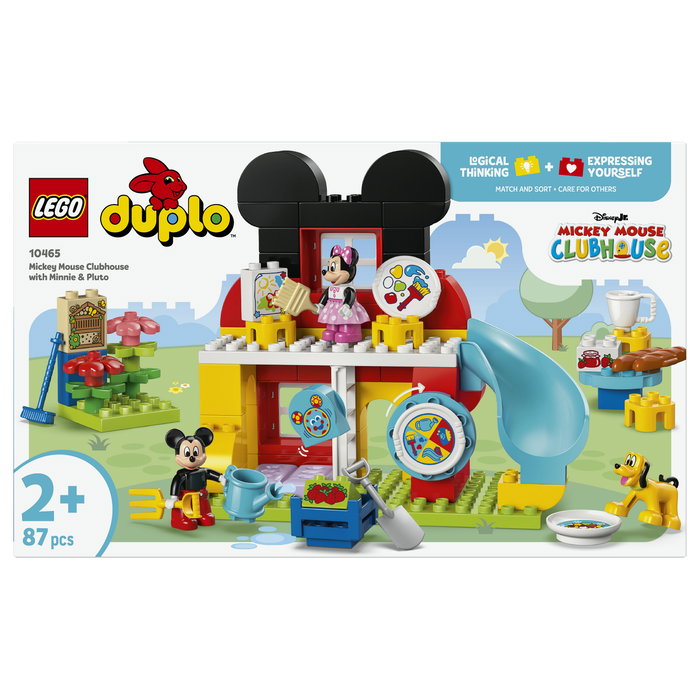 LEGO DUPLO Casa de Mickey Mouse con Minnie y Pluto, 87 piezas