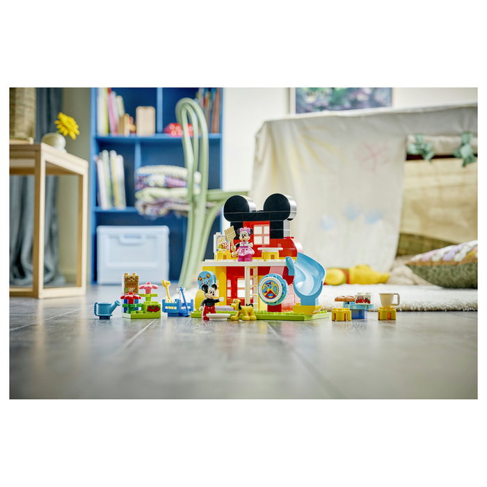 LEGO DUPLO Casa de Mickey Mouse con Minnie y Pluto, 87 piezas