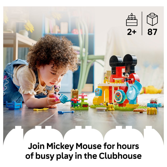 LEGO DUPLO Casa de Mickey Mouse con Minnie y Pluto, 87 piezas