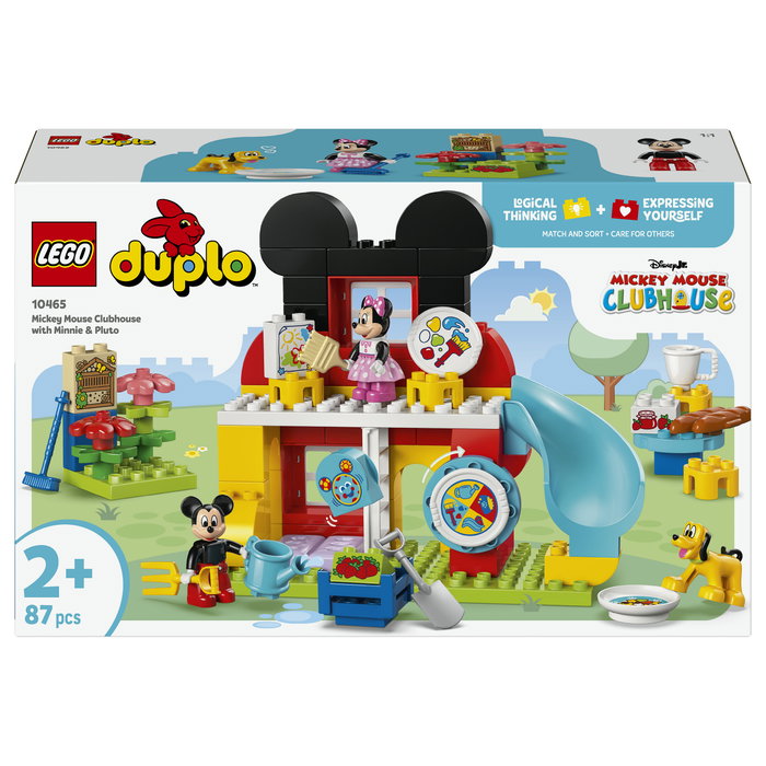 LEGO DUPLO Casa de Mickey Mouse con Minnie y Pluto, 87 piezas