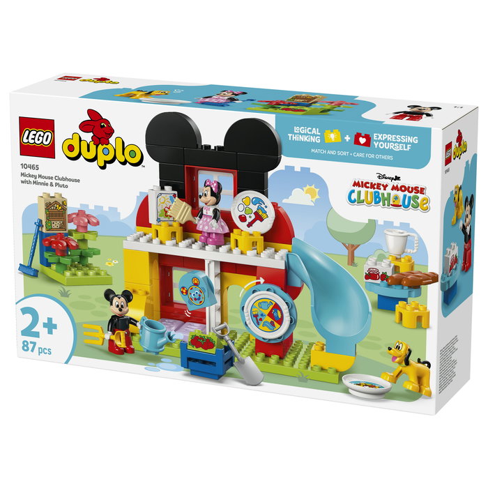 LEGO DUPLO Casa de Mickey Mouse con Minnie y Pluto, 87 piezas