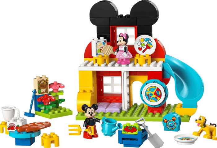 LEGO DUPLO Casa de Mickey Mouse con Minnie y Pluto, 87 piezas