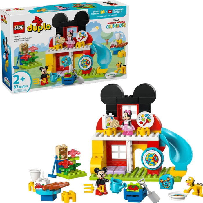 LEGO DUPLO Casa de Mickey Mouse con Minnie y Pluto, 87 piezas