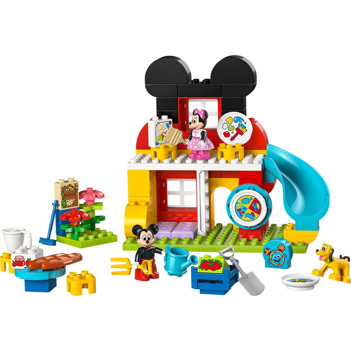 LEGO DUPLO Casa de Mickey Mouse con Minnie y Pluto, 87 piezas