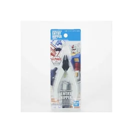 Bandai Hobby Entry Nipper - Alicates para Modelar y Cortar Figuras, Color Blanco