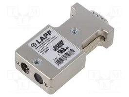 LAPP Conector D-Sub de 9 pines recto con terminal de tornillo para PROFIBUS