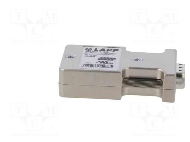 LAPP Conector D-Sub de 9 pines recto con terminal de tornillo para PROFIBUS LAPP Conector D-Sub de 9 pines recto con terminal de tornillo para PROFIBUS