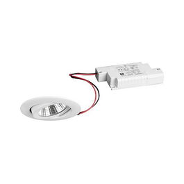 Brumberg 39363073 Foco Empotrado LED Regulable 6W 3000K 630lm Inclinación Ajustable Blanco IP20
