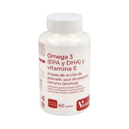 HERBORA Omega 3 (Epa Y Dha) + Vit. E 60 Perlas para Corazón, Cerebro y Visión