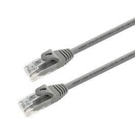 Aisens Cable de Red RJ45 CAT.6A LSZH 5600 Mhz UTP AWG24 Gris 3,0 Metros - Latiguillo para Red 10 Gigabit Ethernet