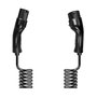 LogiLink Cable de carga para vehículo eléctrico Tipo 2 espiral 11kW 5m Negro + Bolsa