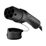 LogiLink Cable de carga para vehículo eléctrico Tipo 2 espiral 11kW 5m Negro + Bolsa