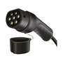 LogiLink Cable de carga para vehículo eléctrico Tipo 2 espiral 11kW 5m Negro + Bolsa
