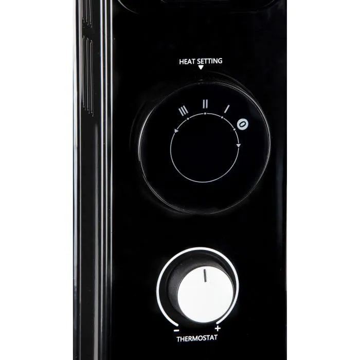 Domo Radiador de aceite DO7327R 2000 W Negro