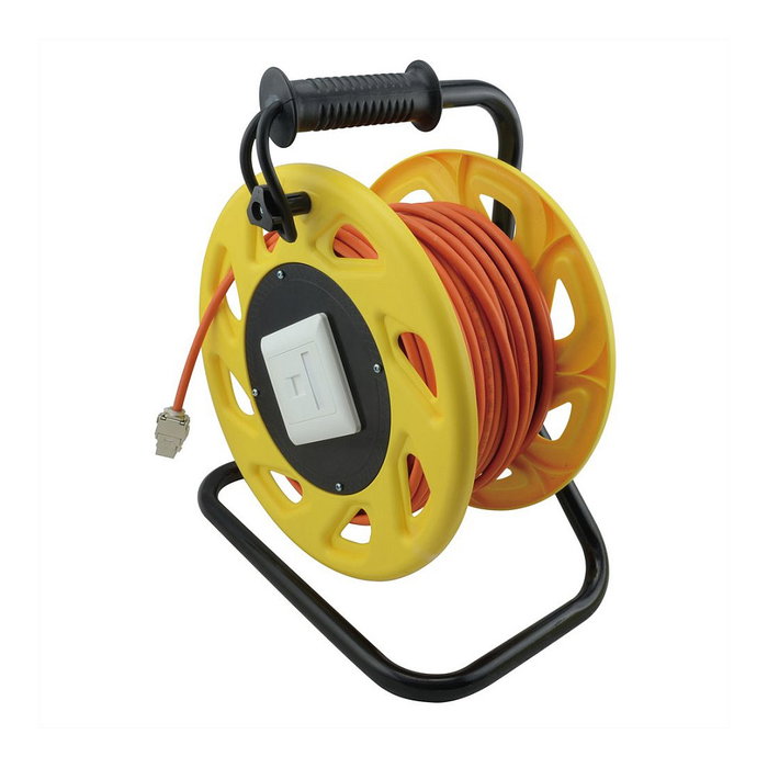 ROLINE Carrete de cable de red Cat6a 60m RJ-45 Naranja ROLINE Carrete de cable de red Cat6a 60m RJ-45 Naranja