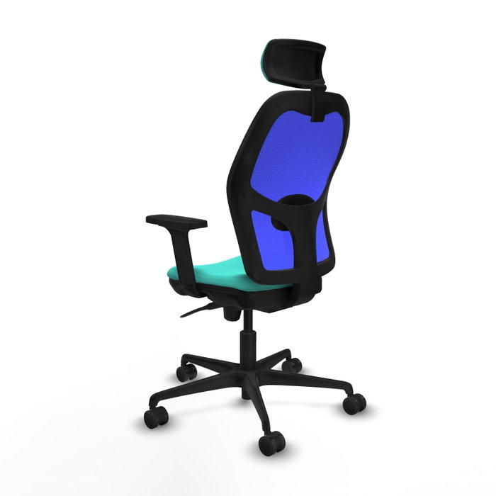 PIQUERAS Y CRESPO Silla de oficina Jorquera con mecanismo Sincro, Negro
