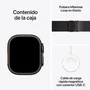 Apple watch ultra 3 gps + cellular 49mm black titanium case with black titanium milanese loop - small