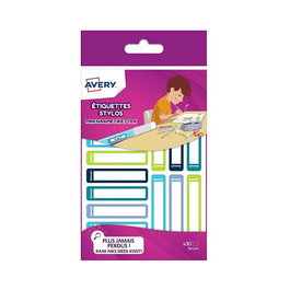 AVERY Zweckform Etiquetas para Lápices Azul y Verde 50x10 mm