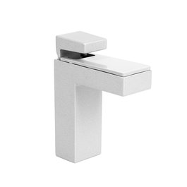 HERRAJES ALK Soporte Estante Para Cristal Y Madera Regulable 0-40Mm Elegir Acabado Gris Set de 2