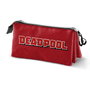 Karactermania Estuche Portatodo Triple Mask Deadpool Marvel Rojo