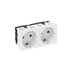 OBO Bettermann STD-D0 RW2 Toma de corriente 2P Blanco