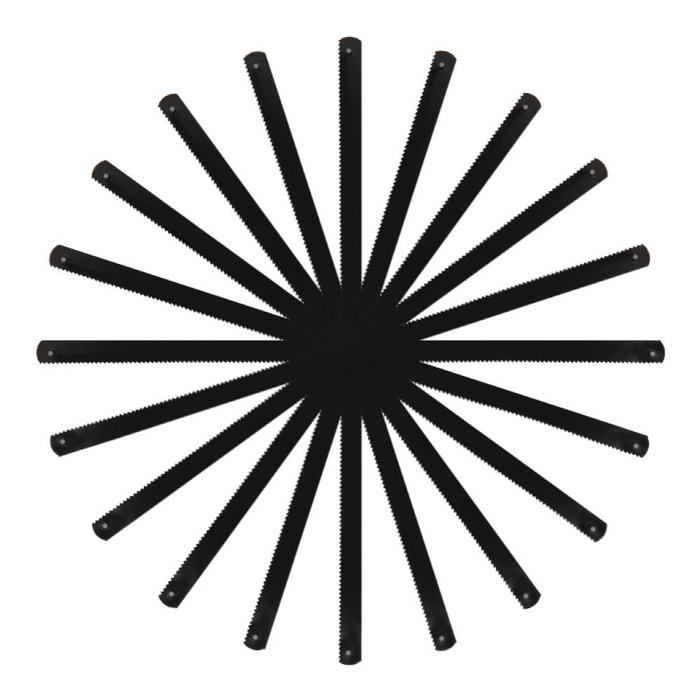 Workpro Hoja de sierra mini 150 mm Acero al carbono para Metal 10 uds 24 tpi 6"