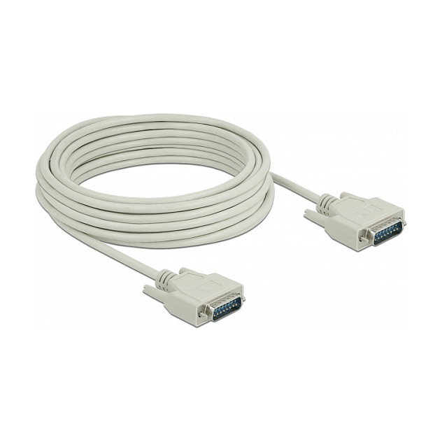 DeLOCK Cable serie D-Sub15 macho a macho 10 m 85979 DeLOCK Cable serie D-Sub15 macho a macho 10 m 85979