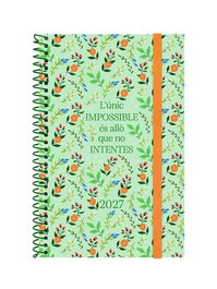 Finocam Agenda Anual 2027 Catalan Trendy Design Collection con tapa de PP