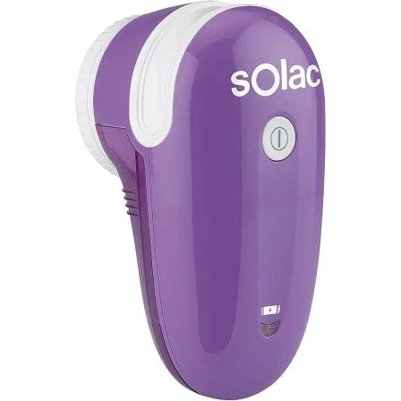 QUITAPELUSAS SOLAC Q605 - 2W - CUCHILLAS ACERO INOX - AUTONOMÍA 50MIN - BAT.RECARGABLE 600 MAH - APTO TODO TIPO TEJIDOS - FÁCIL LIMPIEZA