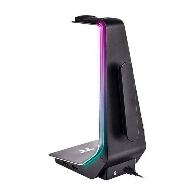 Thermaltake ARGENT HS1 RGB Gaming Headset Stand Negro, Gris Thermaltake ARGENT HS1 RGB Gaming Headset Stand Negro, Gris