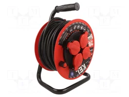 KEL Prolongador de alimentación PROFESSIONAL 20m 3G2,5mm² negro