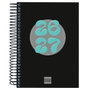 Finocam Agenda Cool para Estudiantes Espiral Negro Curso 2026-2027 120x164mm
