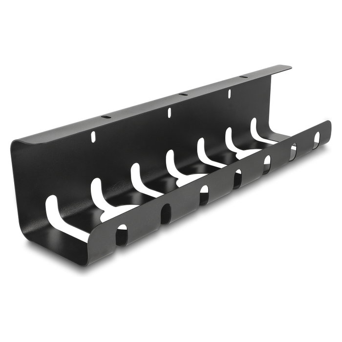 DeLOCK Soporte de cables para montaje debajo de la mesa Negro (Juego de 2 piezas) DeLOCK Soporte de cables para montaje debajo de la mesa Negro (Juego de 2 piezas)