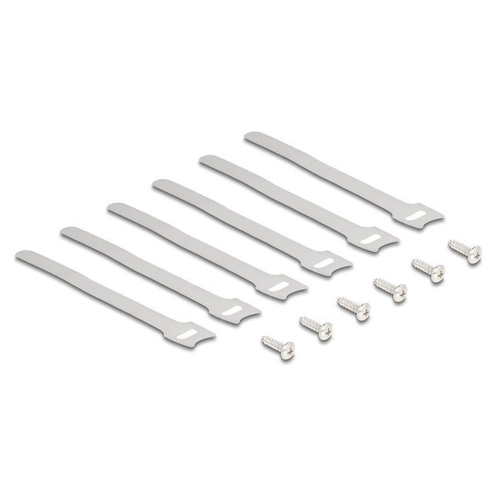 DeLOCK Soporte de cables para montaje debajo de la mesa Negro (Juego de 2 piezas) DeLOCK Soporte de cables para montaje debajo de la mesa Negro (Juego de 2 piezas)