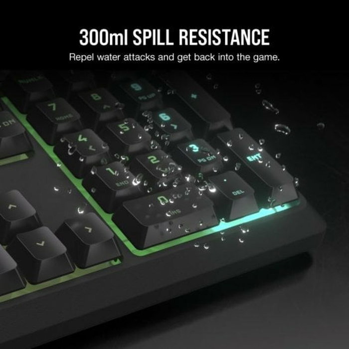 Corsair K55 CORE RGB Teclado Gaming Negro Español