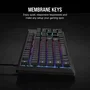 Corsair CH-9226C65-ES Teclado K55 CORE Negro para Gaming con Interruptores de Membrana Silenciosos y Retroiluminación RGB de 10 Zonas, Español
