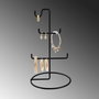 Aberto Design TK-003-B Organizador de Joyero Negro Metal