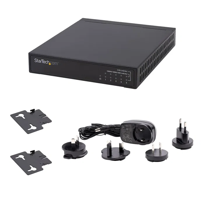 Startech Switch Ethernet 2.5G de 5 Puertos DS52000