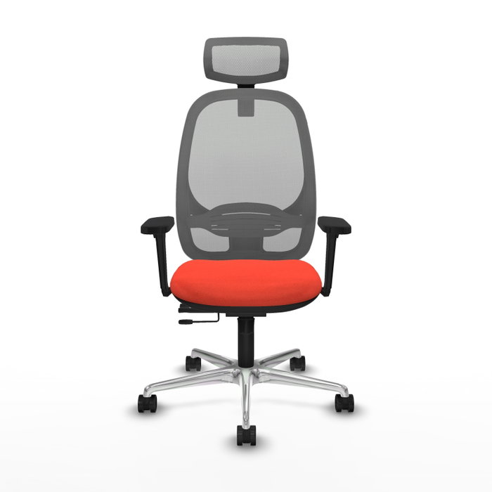 PIQUERAS Y CRESPO Silla de oficina Cilanco Naranja oscuro y Gris PIQUERAS Y CRESPO Silla de oficina Cilanco Naranja oscuro y Gris
