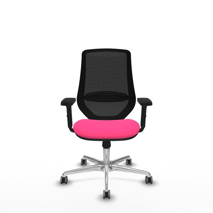 PIQUERAS Y CRESPO Silla de oficina Mardos con mecanismo Sincro Rosa y Negro PIQUERAS Y CRESPO Silla de oficina Mardos con mecanismo Sincro Rosa y Negro