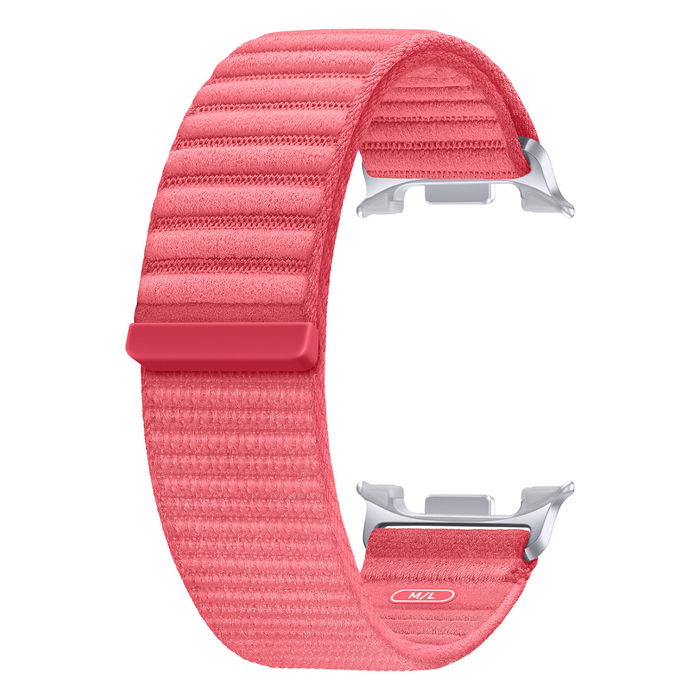 Samsung ET-SVL33LREGEU Correa de Tela para Galaxy Watch8 Watch8 M/L Coral Rojo